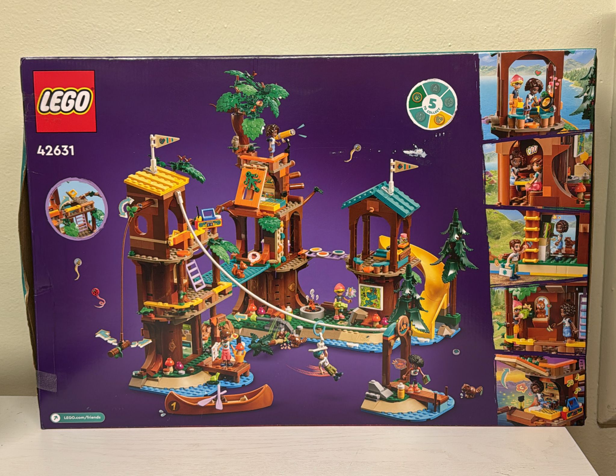 LEGO Friends Adventure Camp Tree House Toy with Doll Accessories (42631) (Brand New)