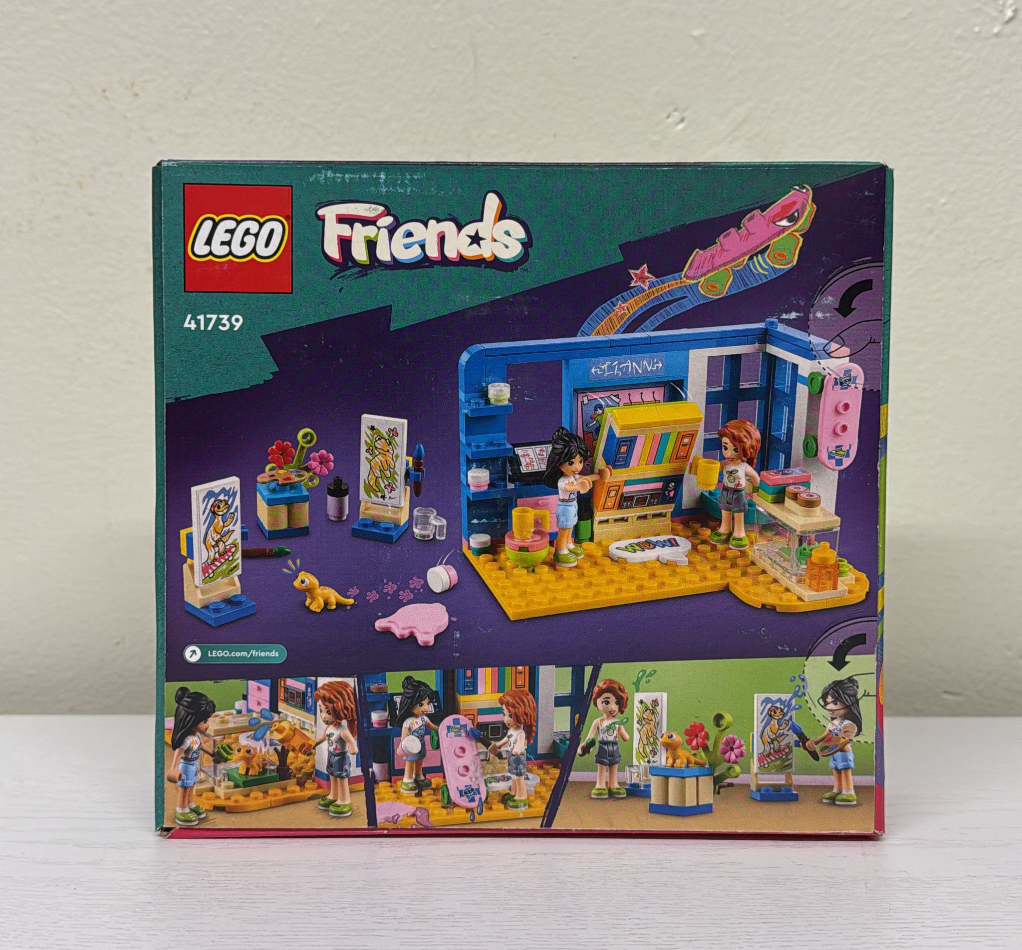 LEGO Friends Liann's Room Mini-Doll &amp; Toy Pet Playset (41739)