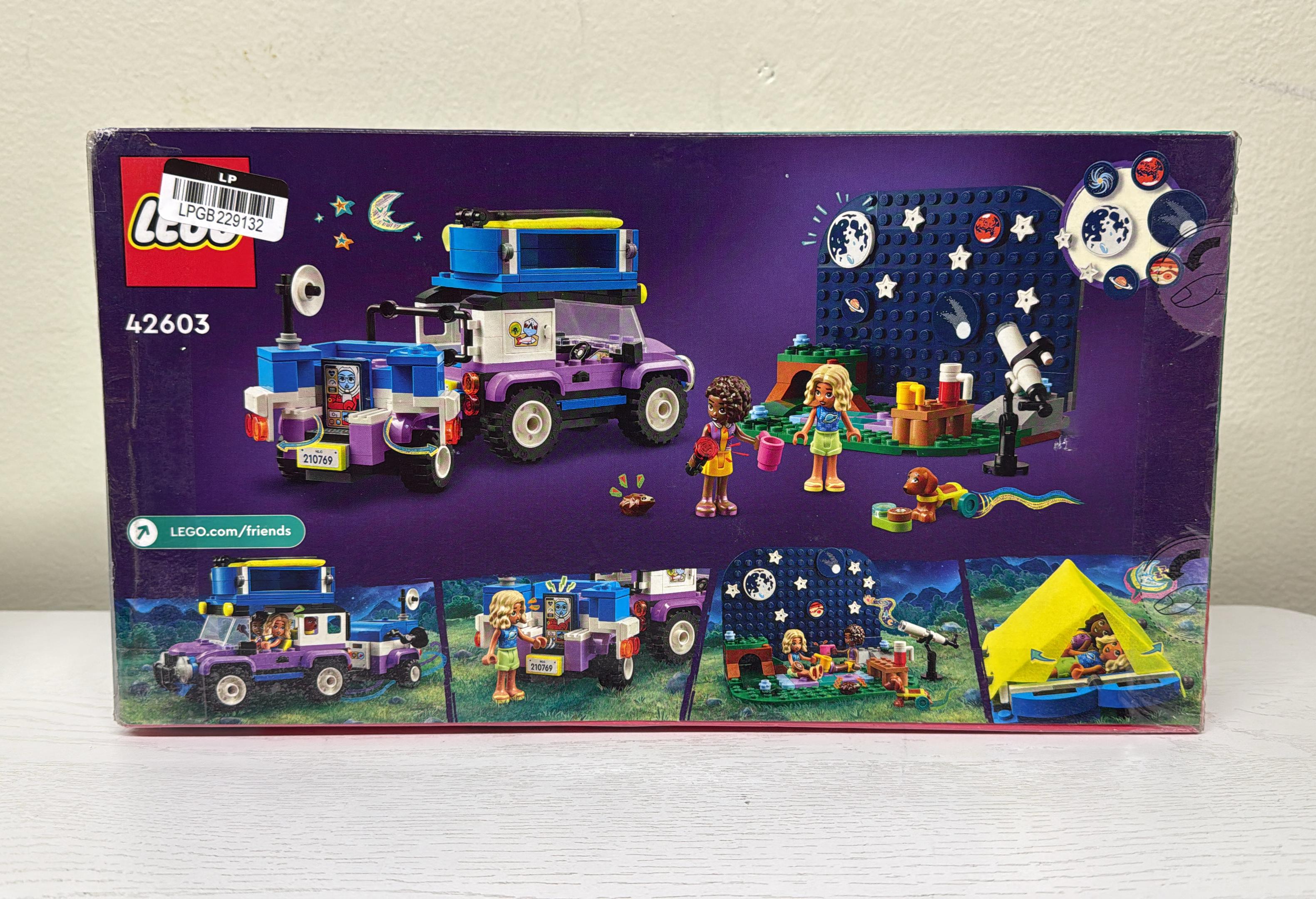 LEGO Friends Stargazing Camping Vehicle Adventure Toy 42603