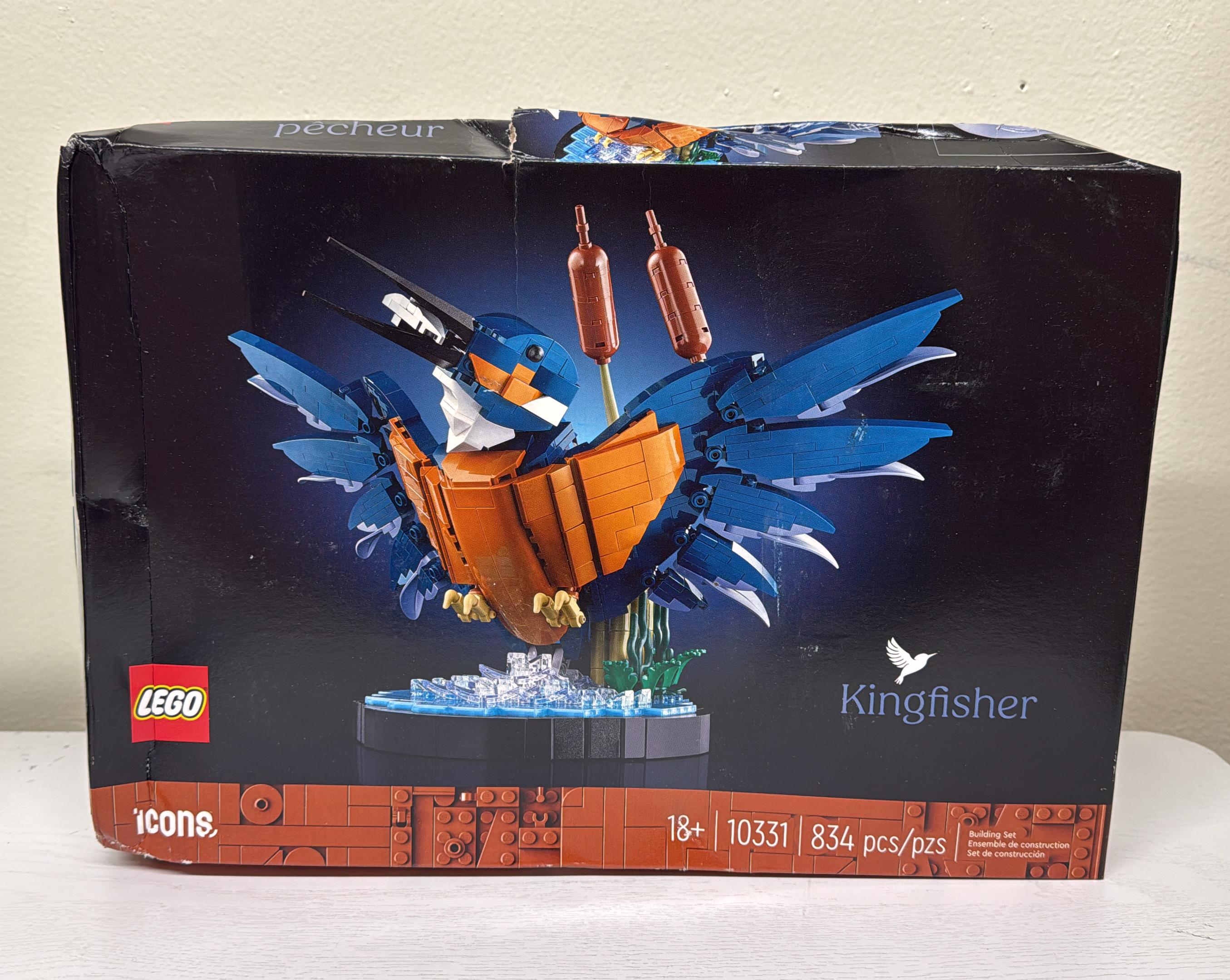 LEGO Icons Kingfisher Bird Building Set for Build and Display 10331