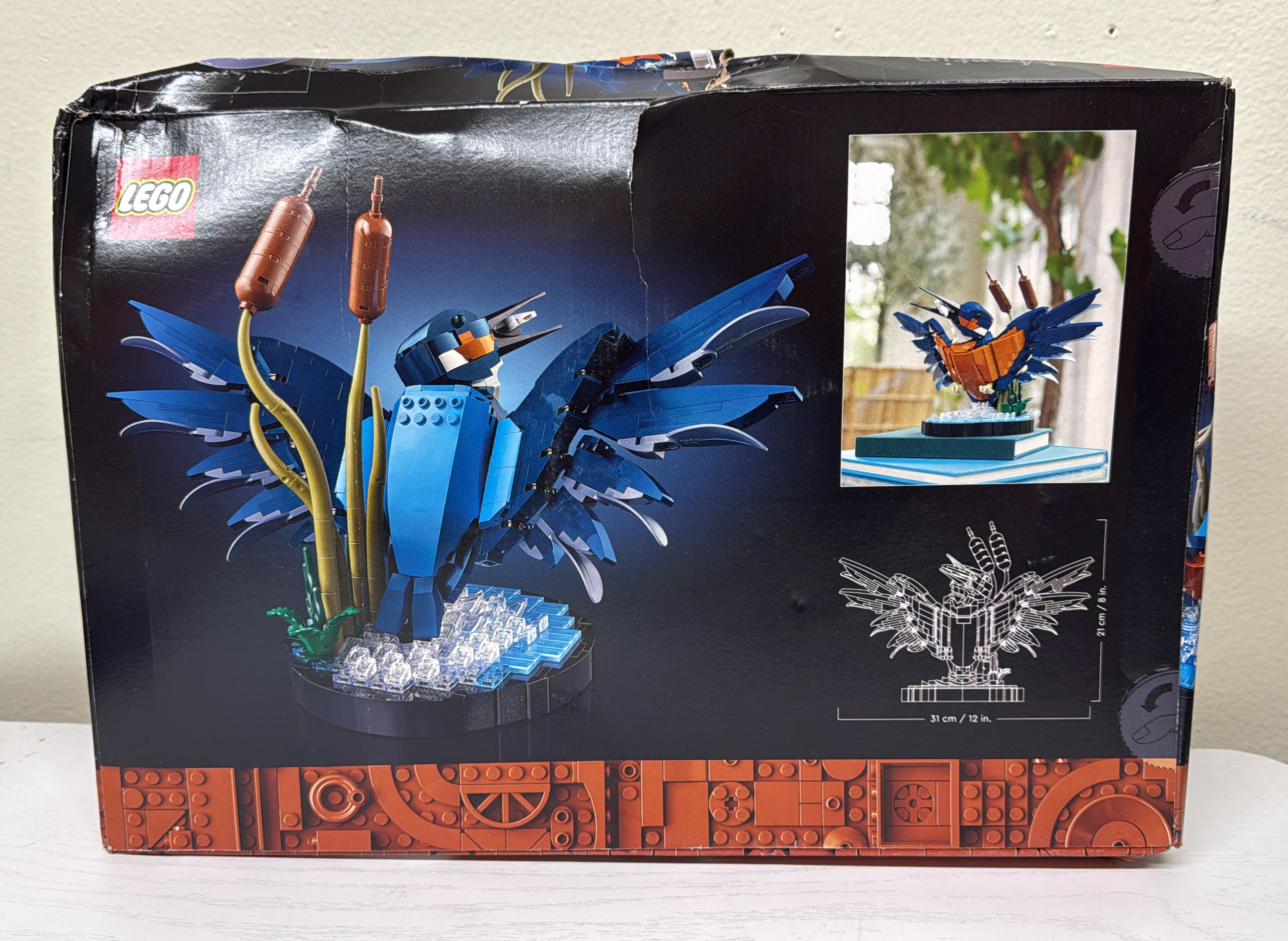 LEGO Icons Kingfisher Bird Building Set for Build and Display 10331