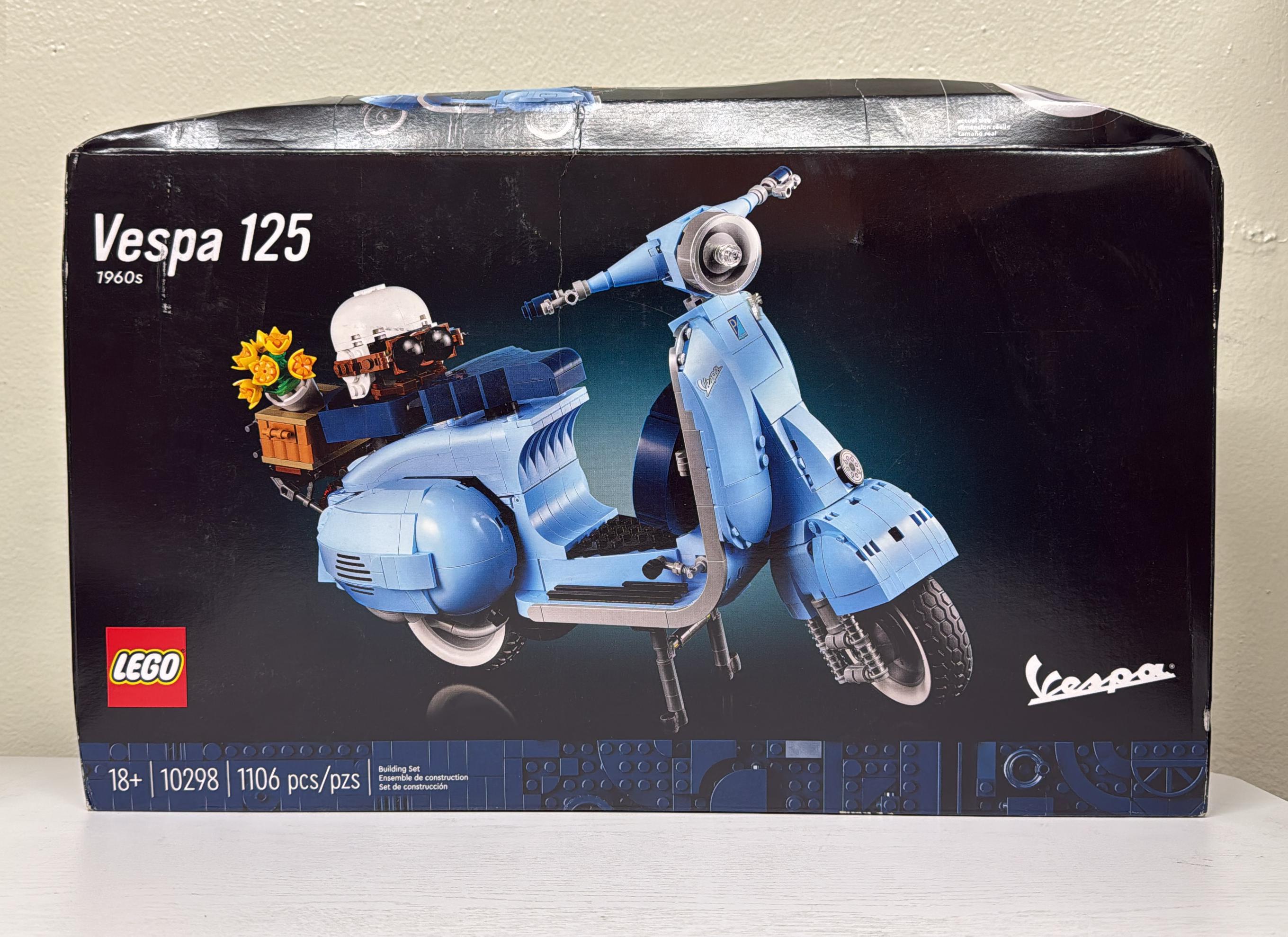 LEGO Icons Vespa 125 Scooter Model Set (10298)