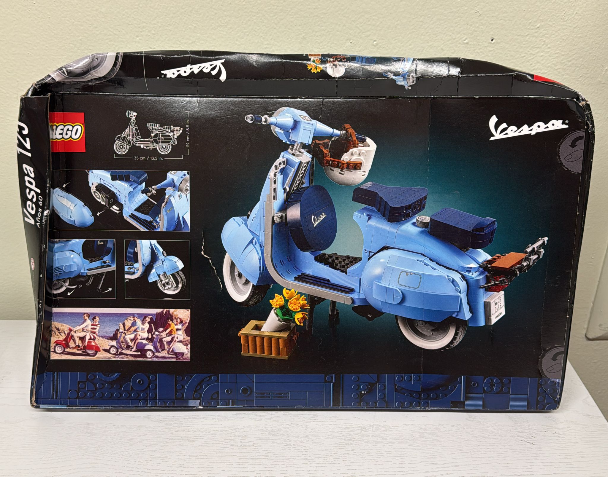 LEGO Icons Vespa 125 Scooter Model Set (10298)