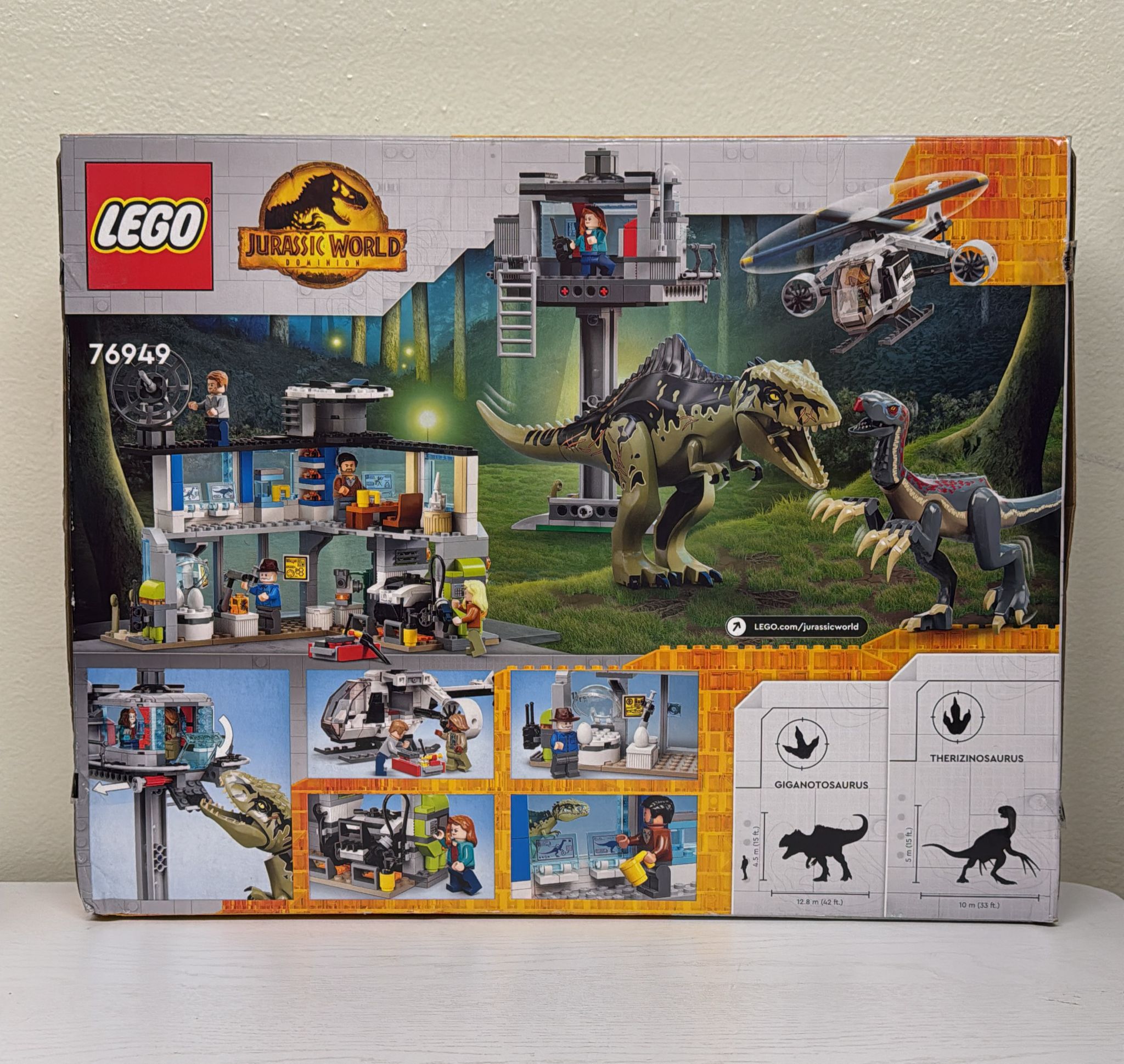 LEGO Jurassic World Giganotosaurus Attack Dinosaur Toy (76949)