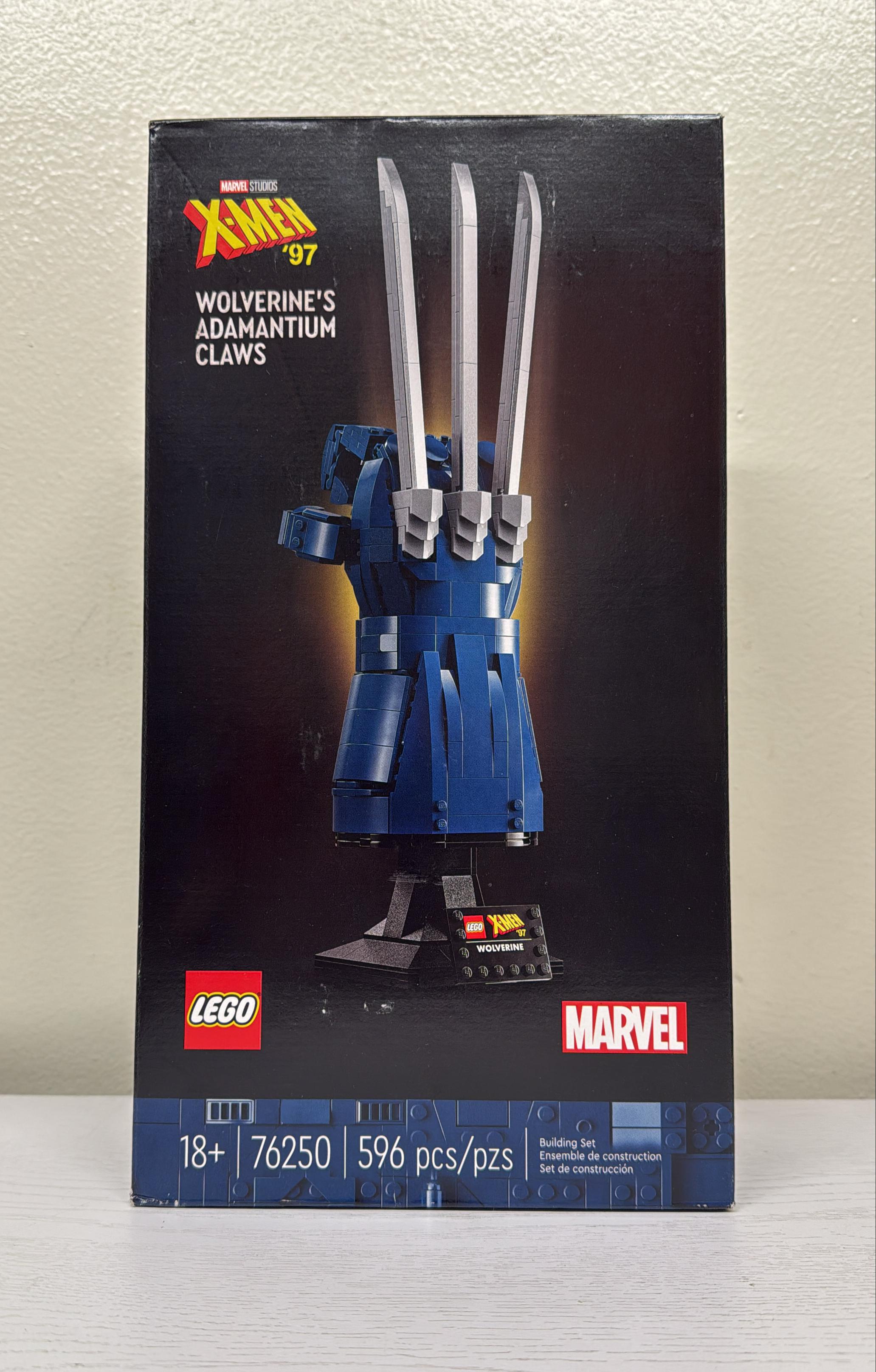 LEGO Marvel Wolverine's Adamantium Claws Collectible Building Kit 76250