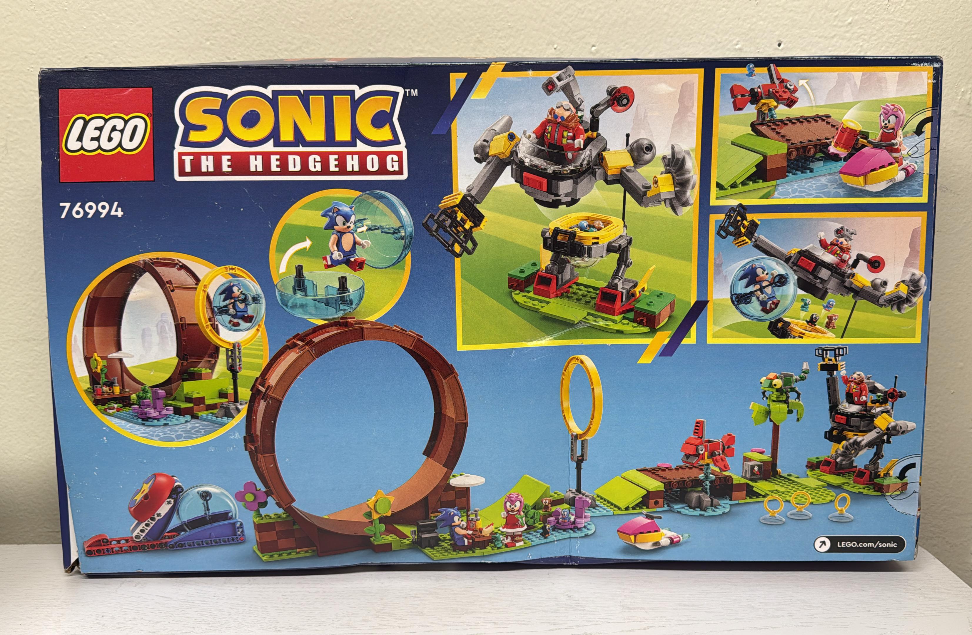 LEGO Sonic the Hedgehog: Sonic’s Green Hill Zone Loop Challenge Playset 76994