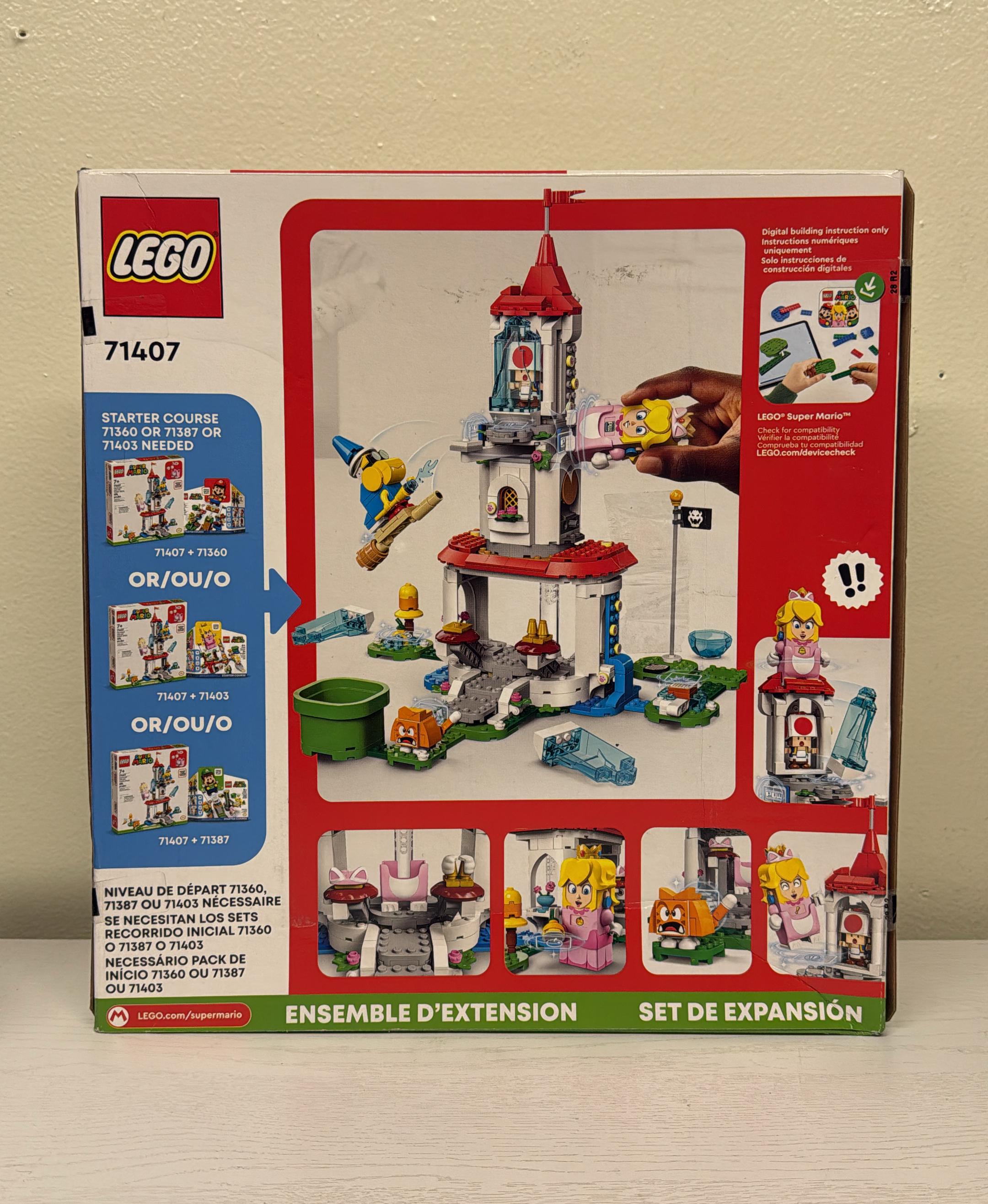 LEGO Super Mario Cat Peach Suit &amp; Tower Expansion Set 71407