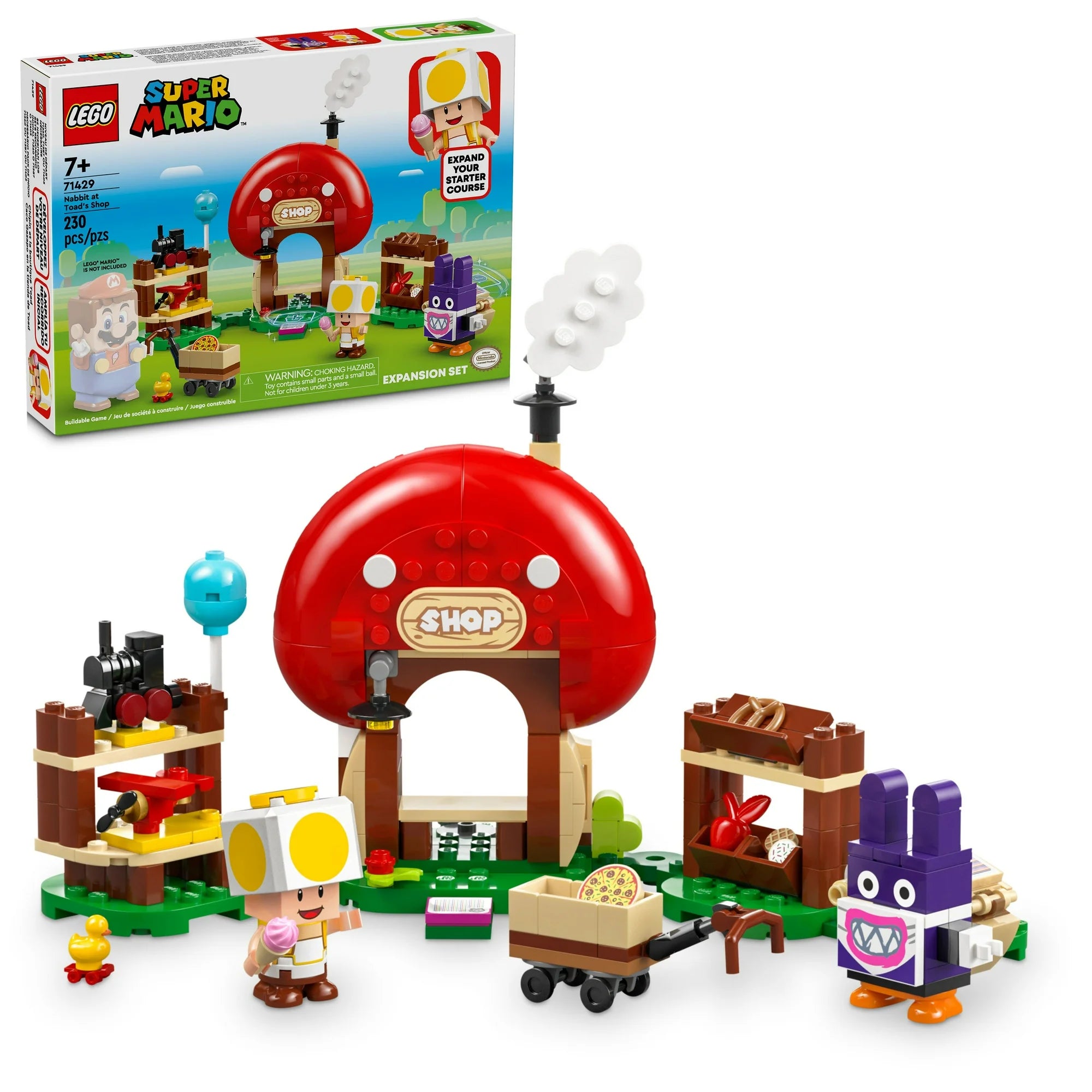 LEGO Super Mario Nabbit at Toad’s Shop Expansion Set (71429) (Brand New)