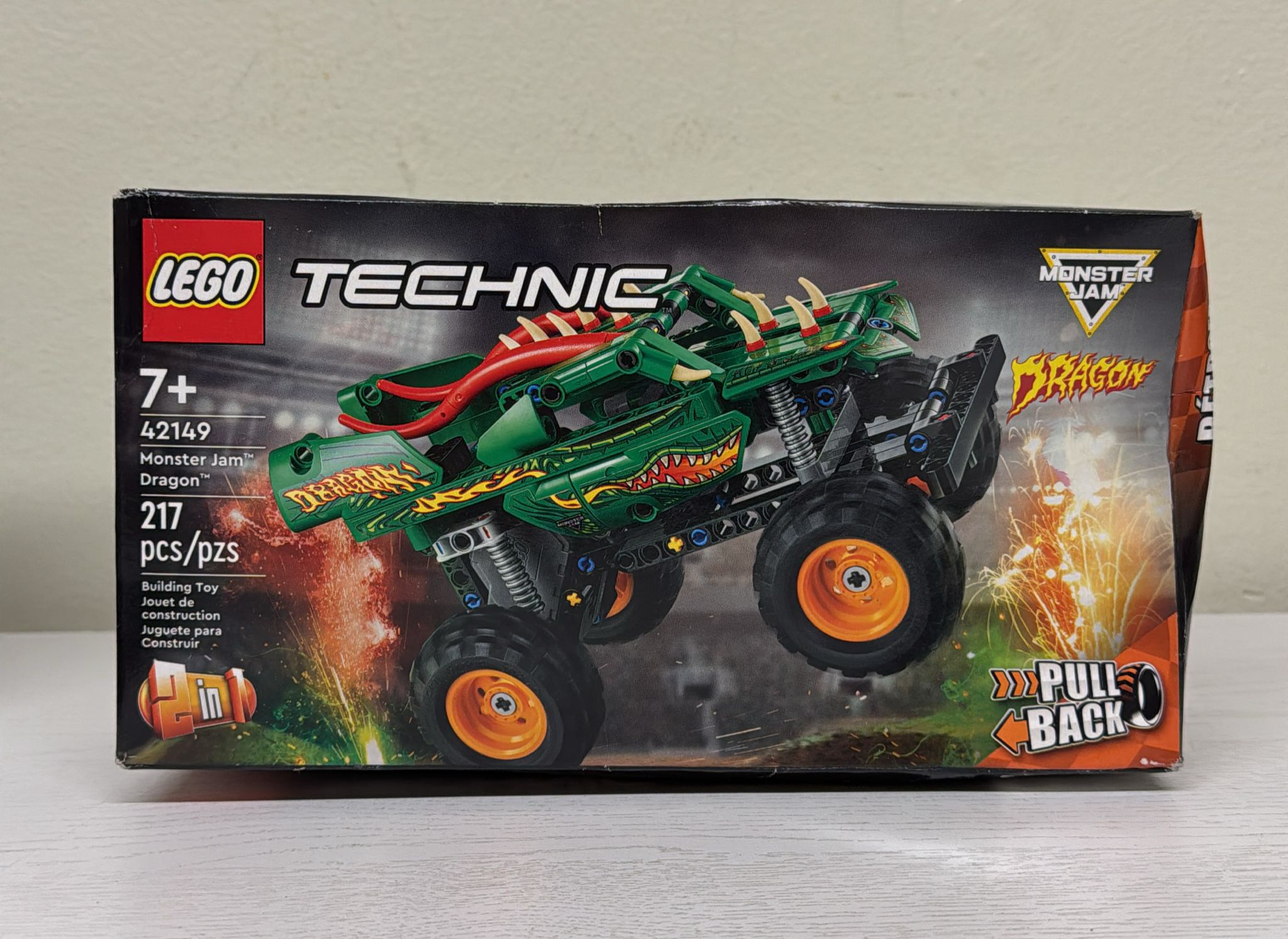 LEGO Technic Monster Jam Dragon 2-in-1 Monster Truck Toy (42149)