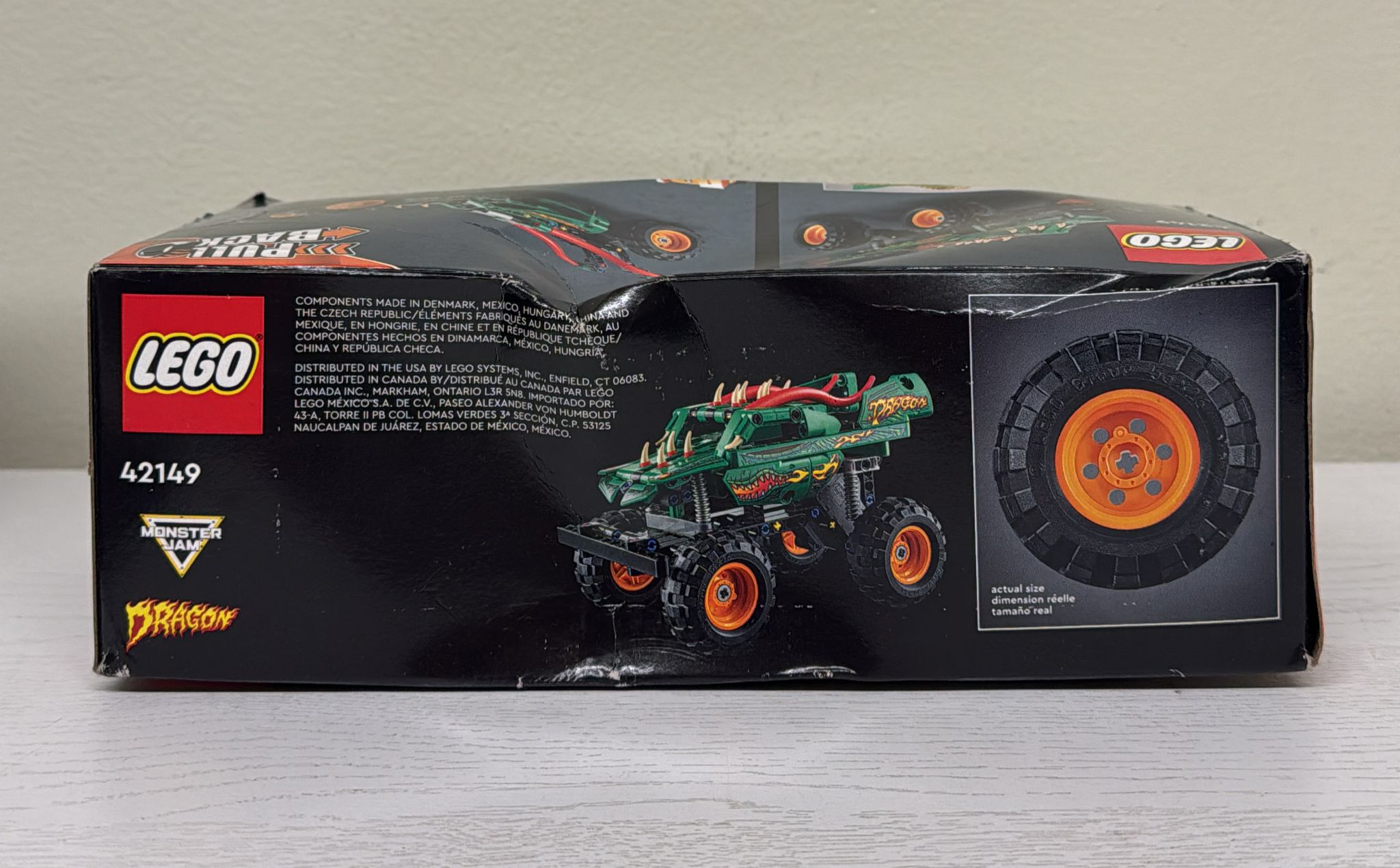 LEGO Technic Monster Jam Dragon 2-in-1 Monster Truck Toy (42149)