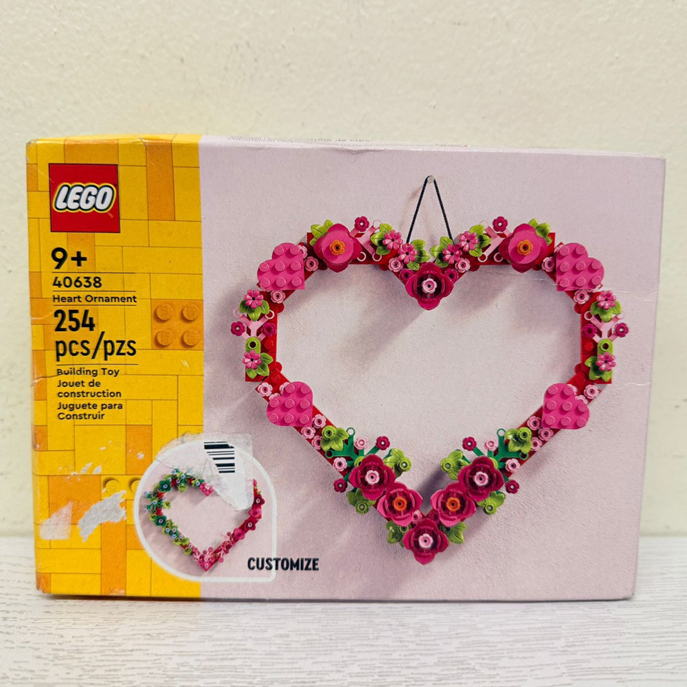 LEGO 40638 Heart Ornament – 254 Pcs Building Set – Brand New