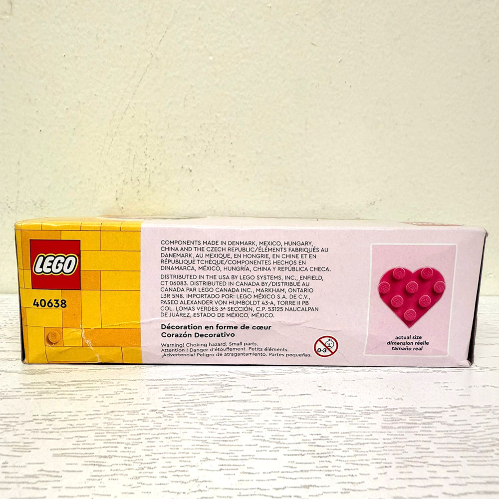 LEGO 40638 Heart Ornament – 254 Pcs Building Set – Brand New
