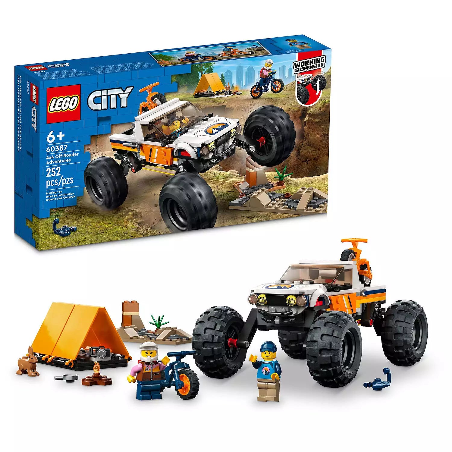 LEGO City 4x4 Off-Roader Adventures 60387 Building Toy Set