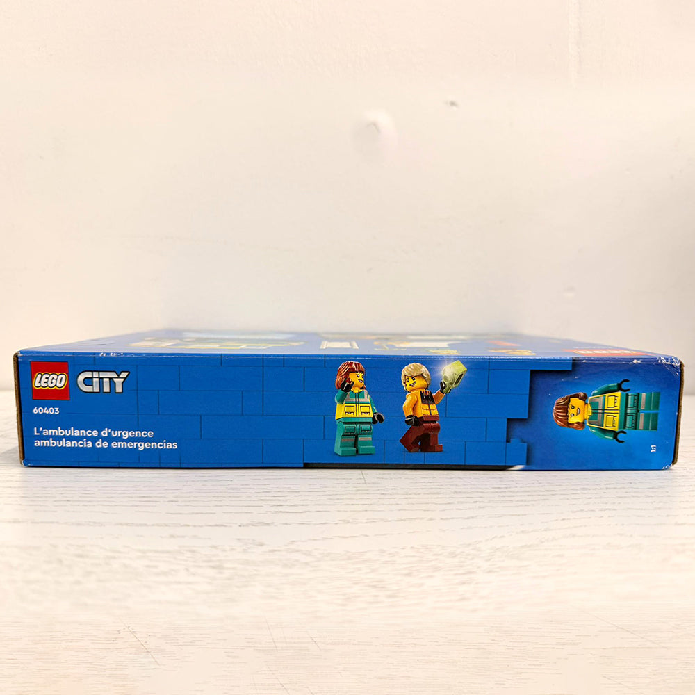 LEGO City Emergency Ambulance & Snowboarder – Set 60403 (79 pcs) (Brand New)