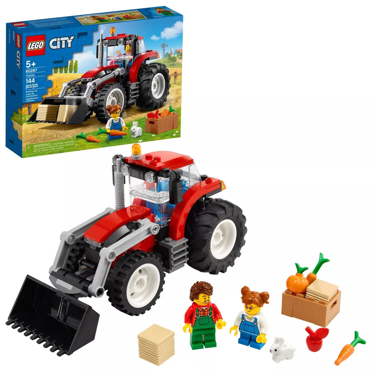 LEGO City Great Vehicles Tractor Toy &amp; Farm Set (60287)