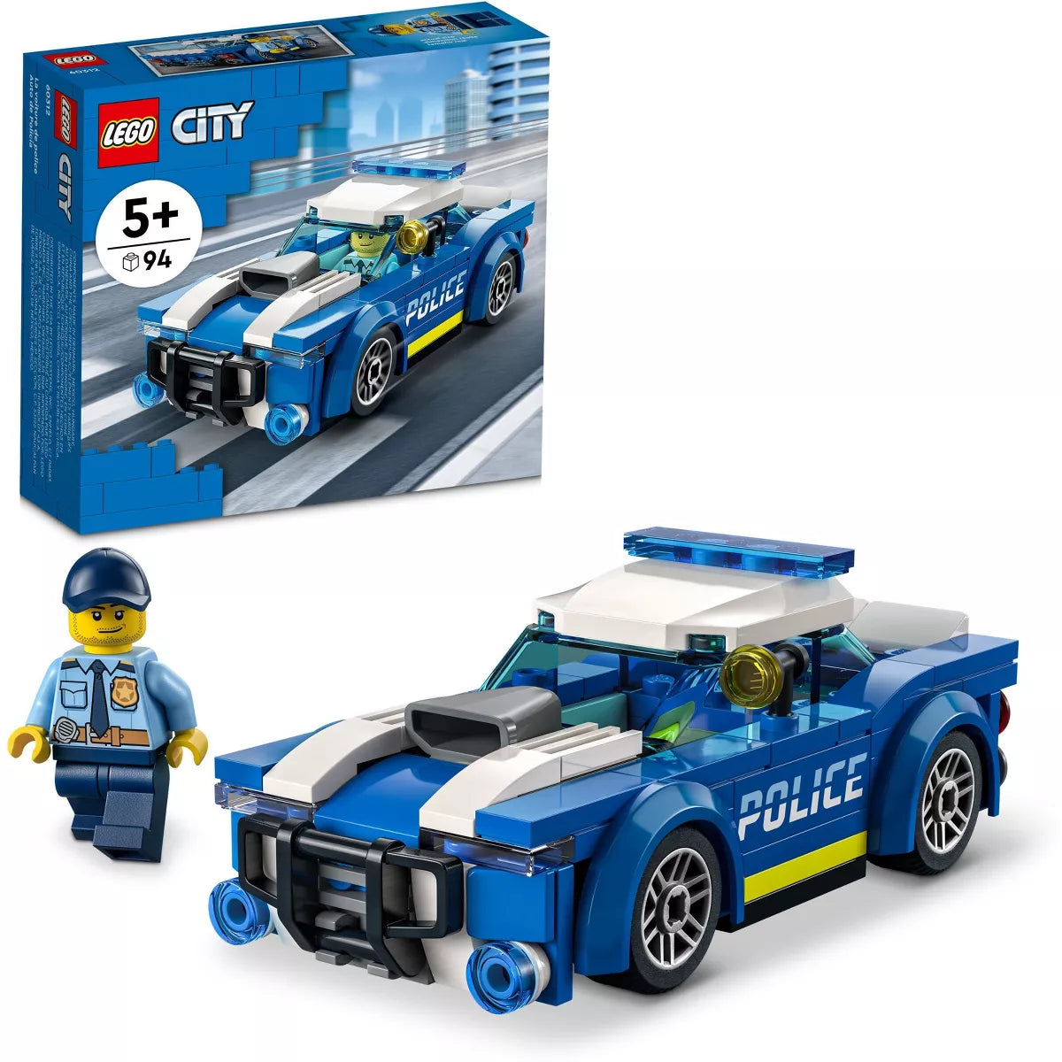 LEGO City Police Car Toy Set (60312)