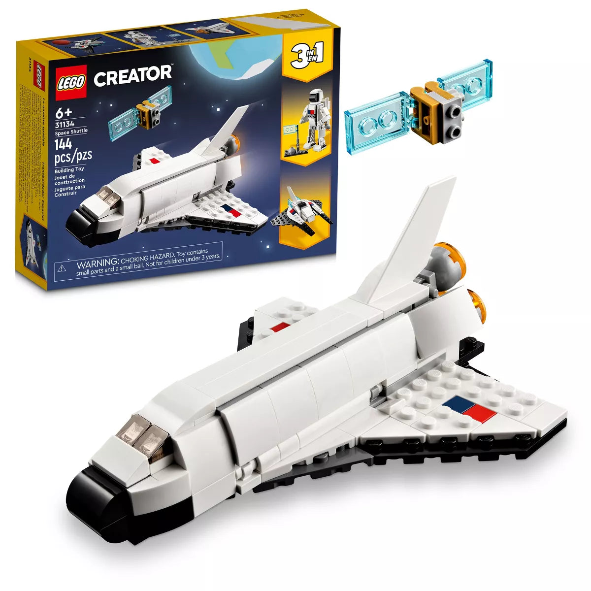 LEGO Creator 3-in-1 Space Shuttle &amp; Spaceship Toys (31134)