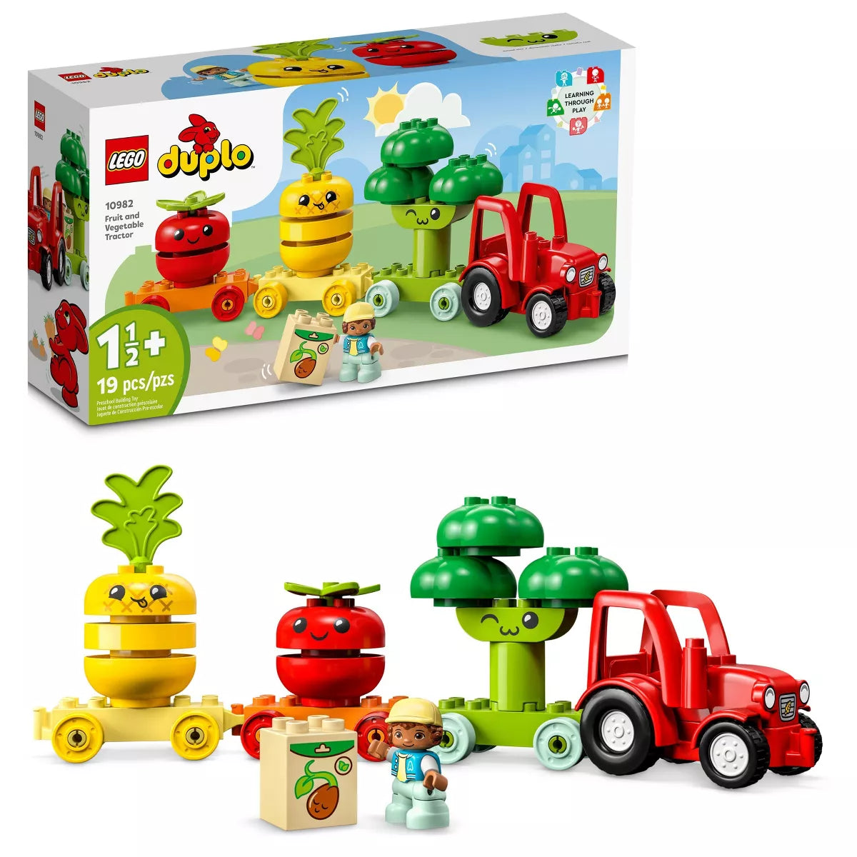 LEGO DUPLO My First Fruit and Vegetable Tractor Toy (10982)