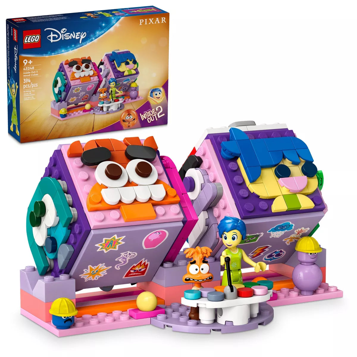 LEGO Disney Inside Out 2 Mood Cubes from Pixar (43248)