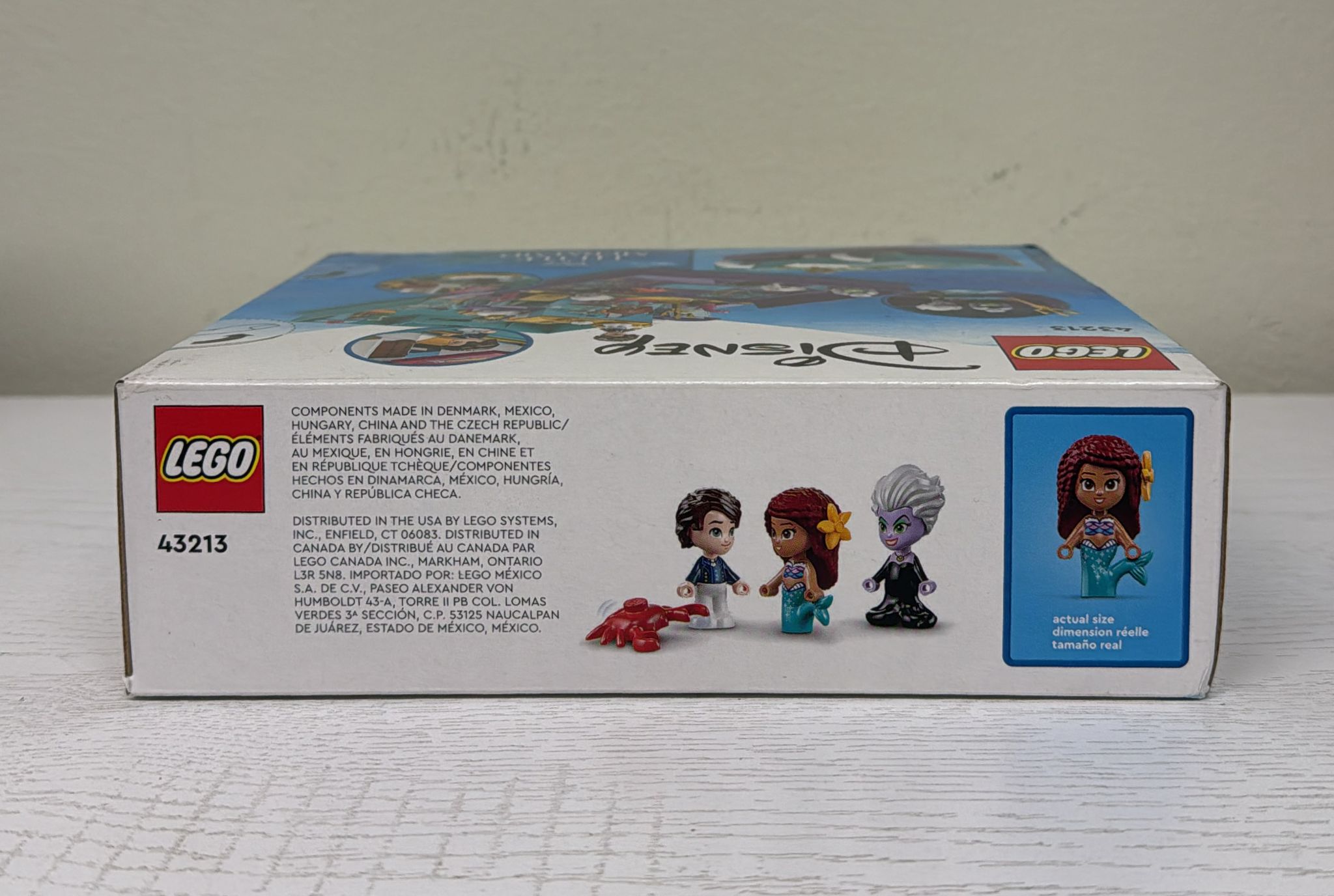 LEGO Disney The Little Mermaid Story Book Building Toy with Micro-Dolls 43213