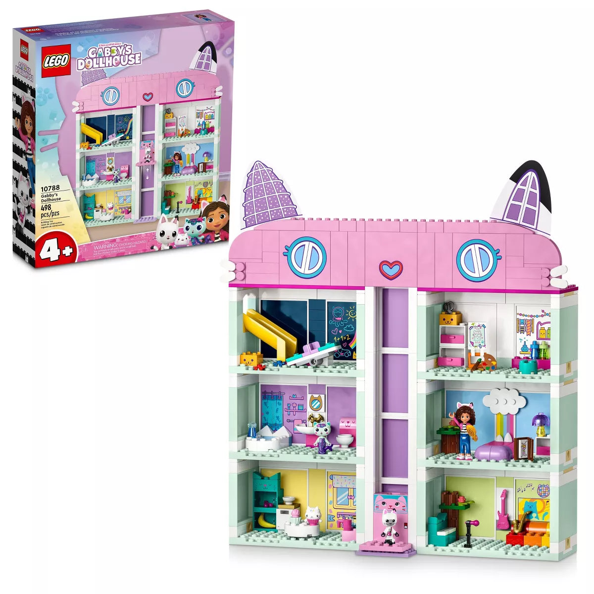 LEGO Gabby’s Dollhouse Building Toy Set 10788 – Create Magical Adventures with Gabby and Friends