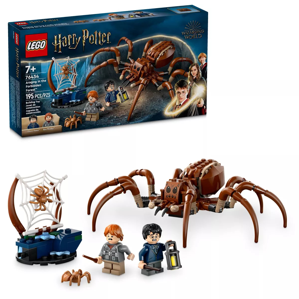 LEGO Harry Potter Aragog in the Forbidden Forest Collectible Building Toy (76434)