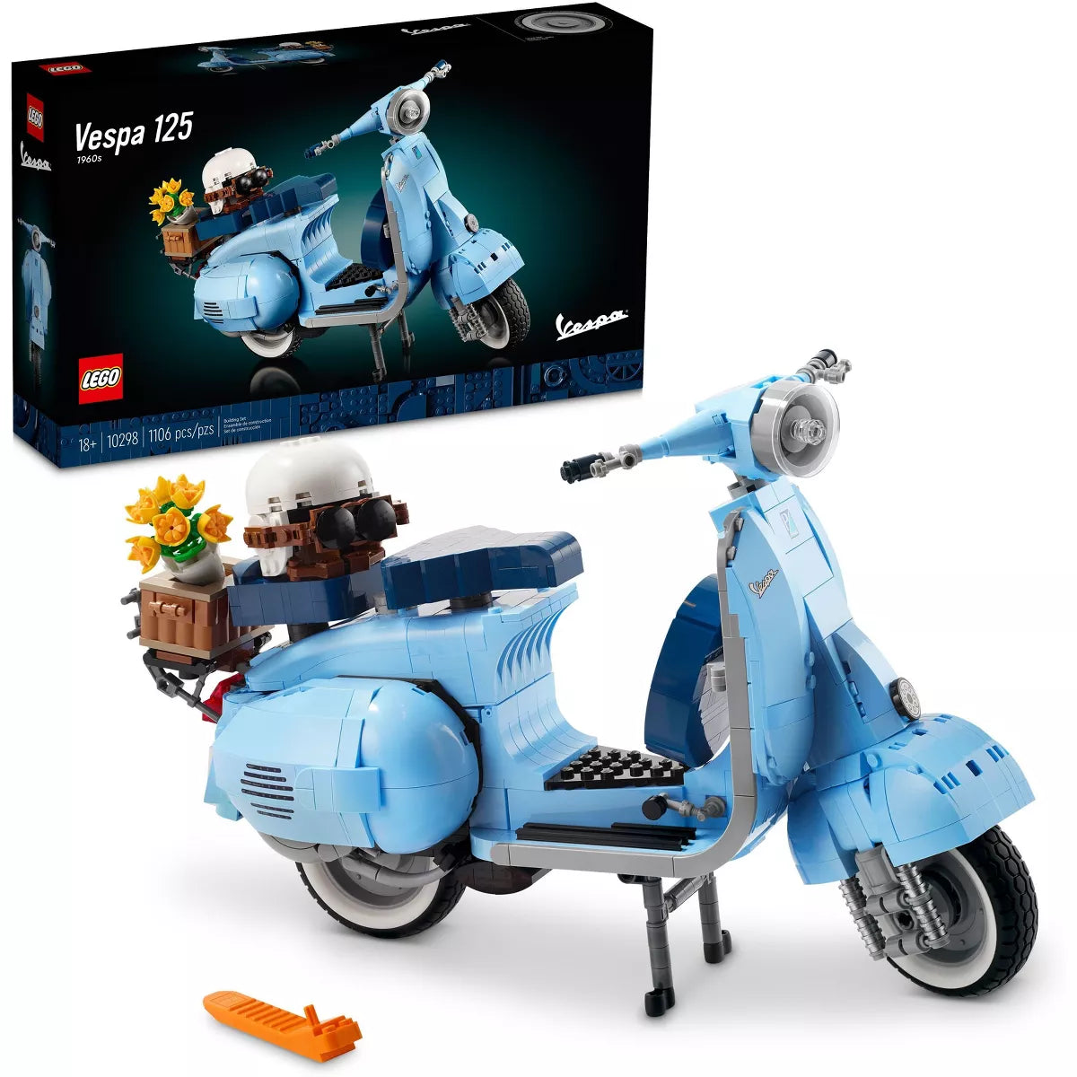 LEGO Icons Vespa 125 Scooter Model Set (10298)