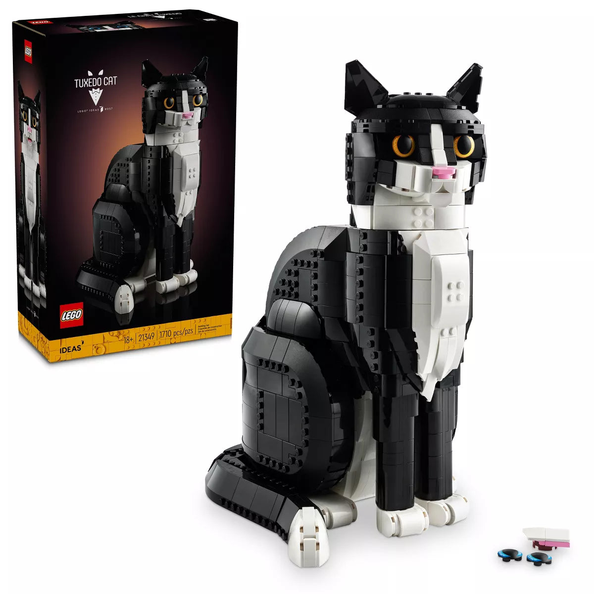 LEGO Ideas Tuxedo Cat 21349 – Adorable Collectible Model for Cat Lovers