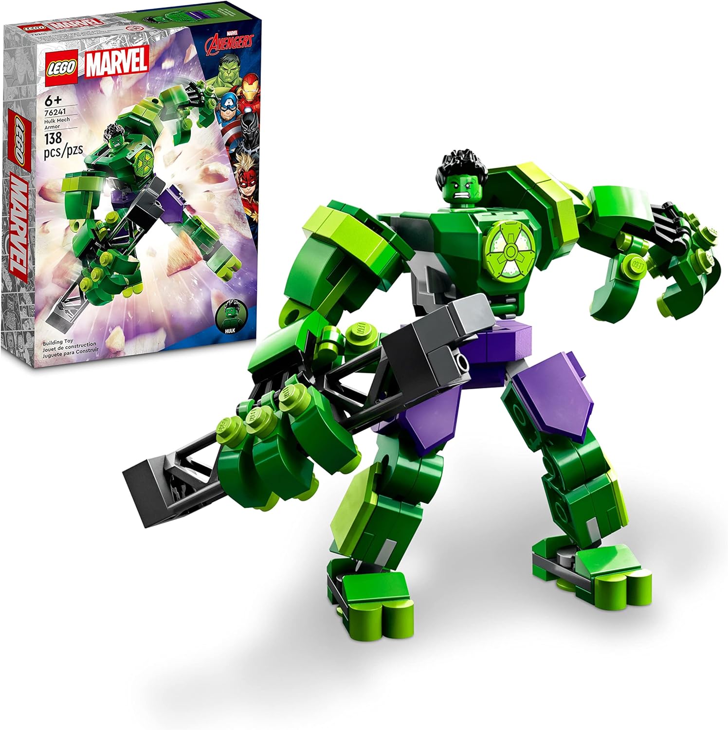 LEGO Marvel Hulk Mech Armor (76241) (Brand New)