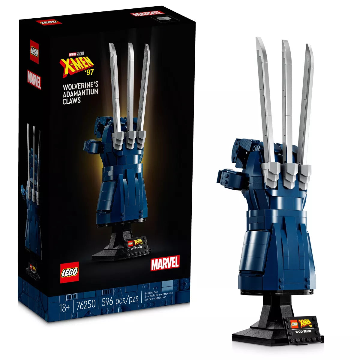 LEGO Marvel Wolverine's Adamantium Claws Collectible Building Kit 76250