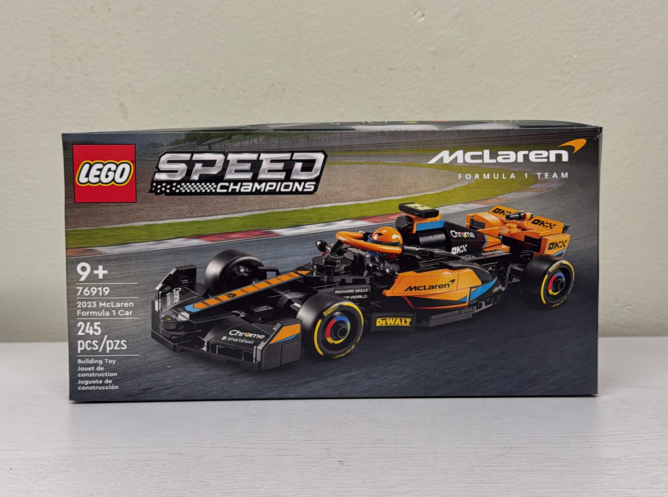 LEGO Speed Champions 2023 McLaren Formula 1 Race Car Toy 76919 (Brand New)