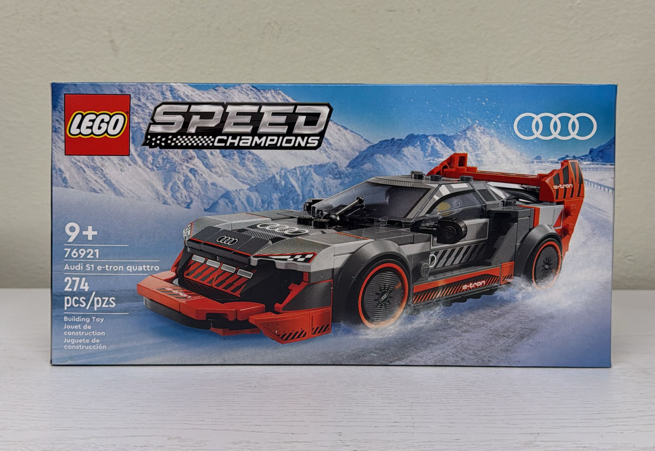 LEGO Speed Champions Audi S1 e-tron quattro Race Car Toy 76921 (Brand New)