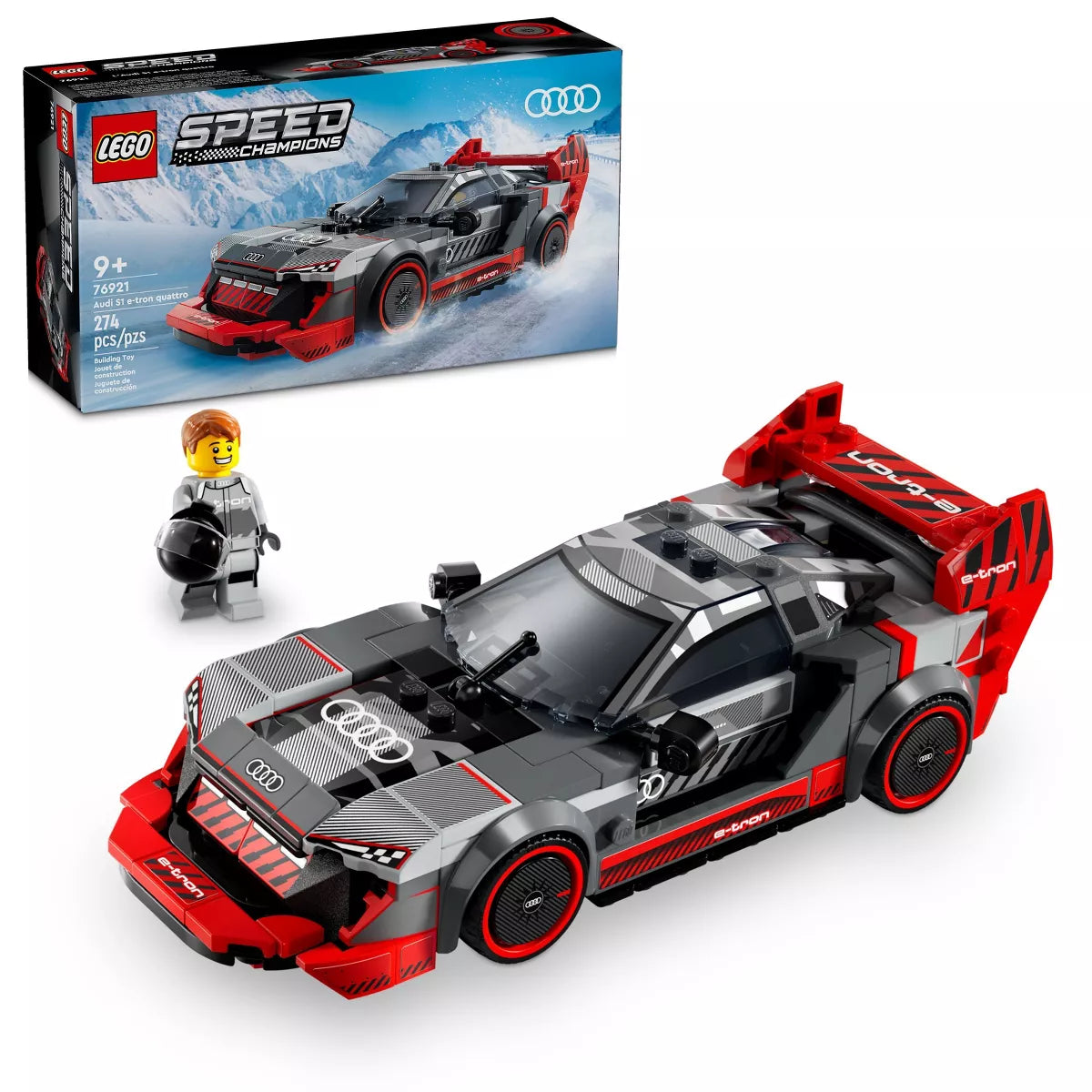 LEGO Speed Champions Audi S1 e-tron quattro Race Car Toy 76921 (Brand New)