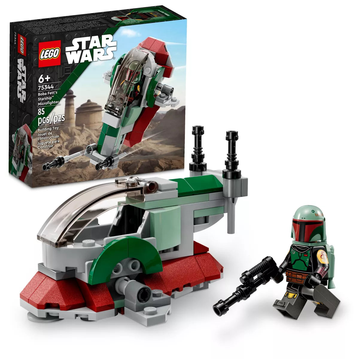 LEGO Star Wars Boba Fett's Starship Microfighter Set (75344)