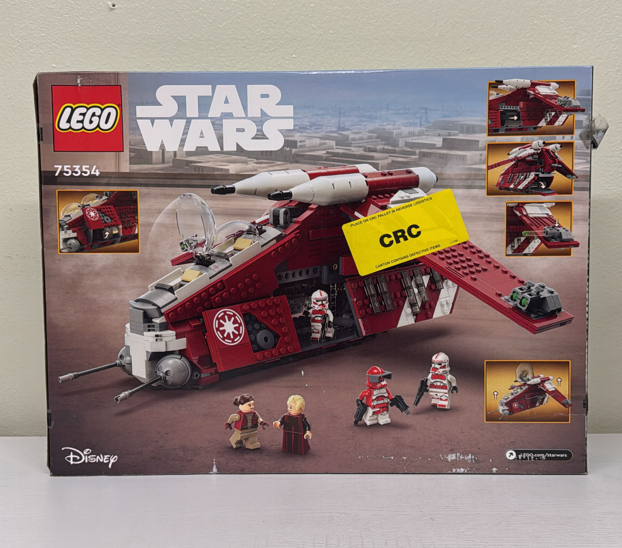 LEGO Star Wars: The Clone Wars Coruscant Guard Gunship 75354 (Open Box)