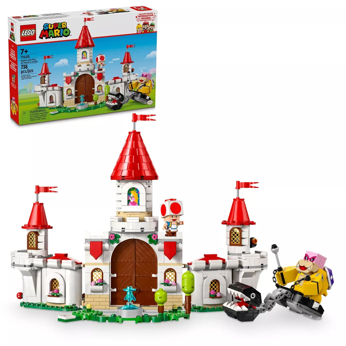 LEGO Super Mario Battle with Roy at Peach's Castle Playset (71435) (Brand New)