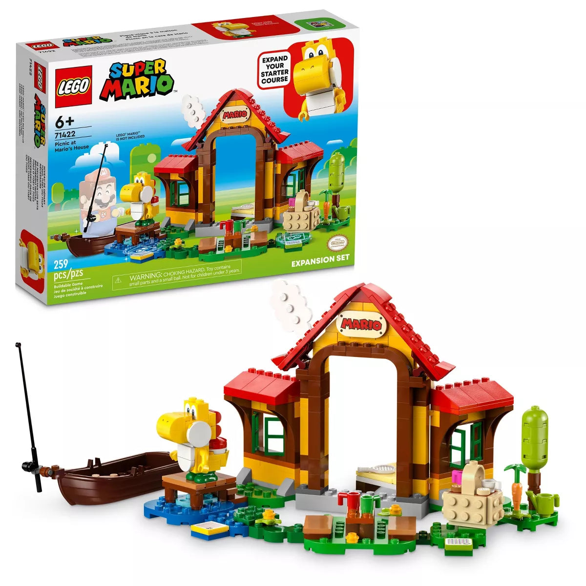 LEGO Super Mario: Picnic at Mario's House Expansion Set (71422) (Brand New)