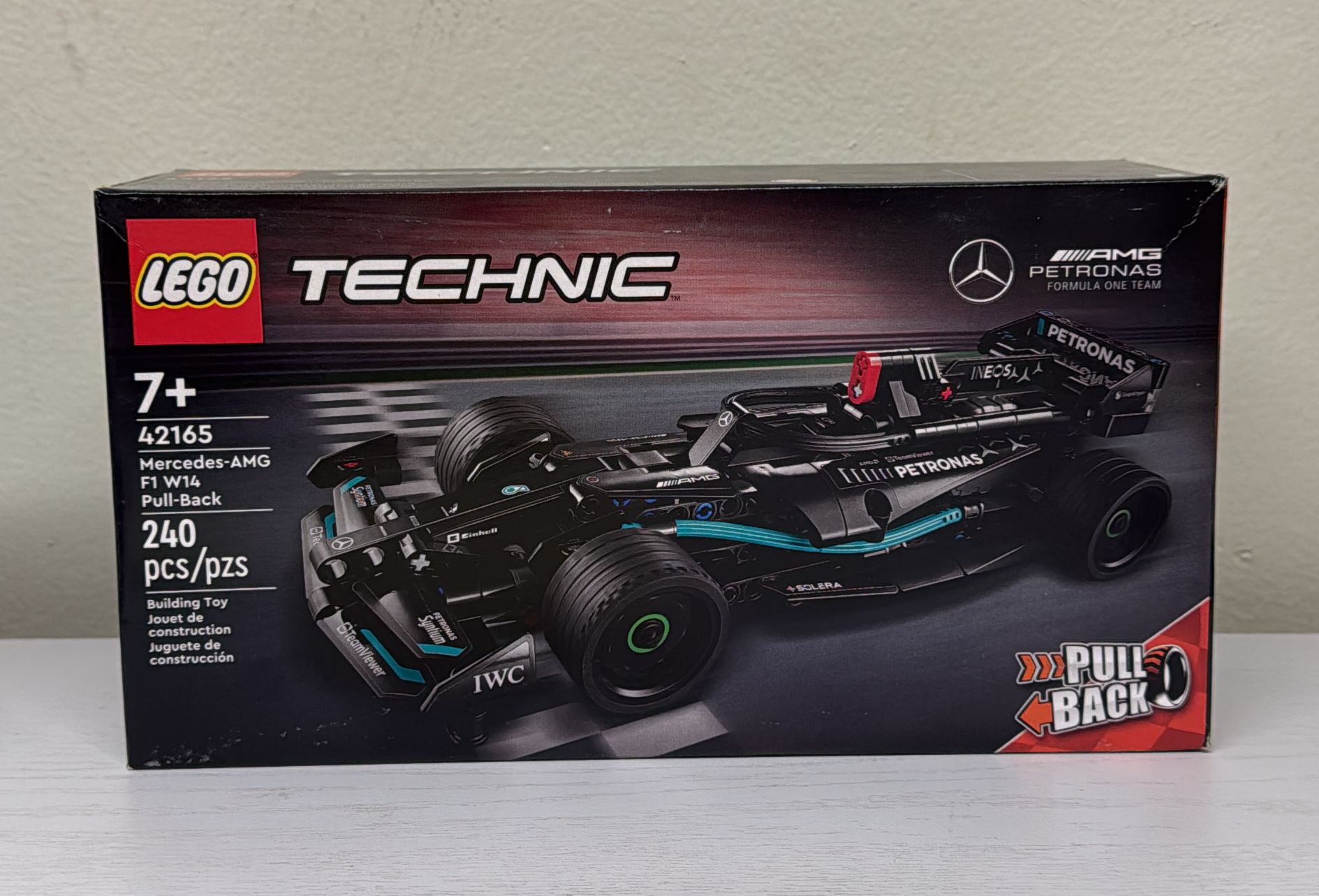 LEGO Technic Mercedes-AMG F1 W14 E Performance Pull-Back Race Car Toy 42165 (Brand New)