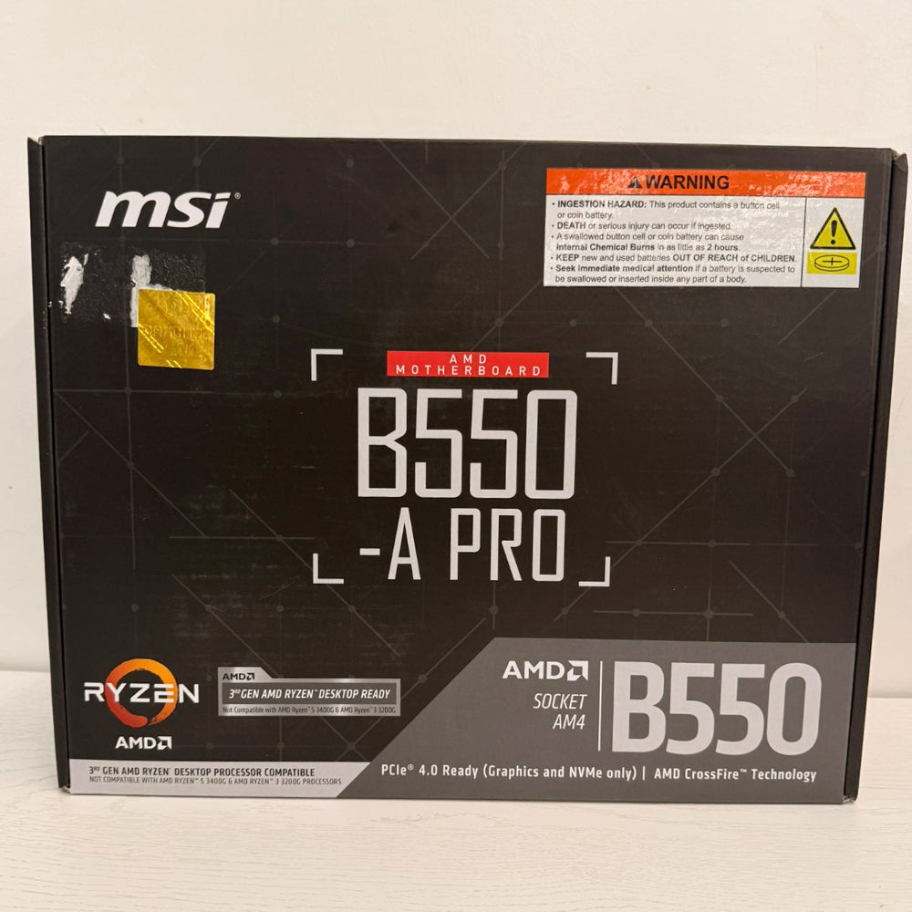 MSI B550-A PRO Socket AM4 DDR4 ATX Desktop Gaming Motherboard
