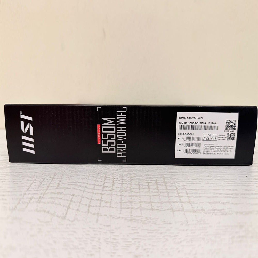 MSI B550M PRO-VDH WiFi AMD B550 Micro-ATX Motherboard – Brand New