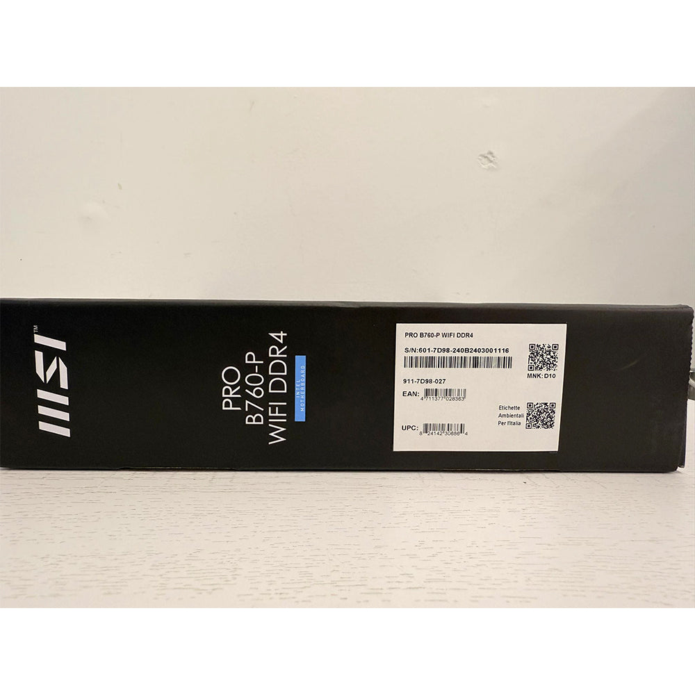 MSI PRO B760-P WiFi DDR4 Motherboard – LGA 1700, ATX, Wi-Fi 6E, Bluetooth 5.3 – Brand New