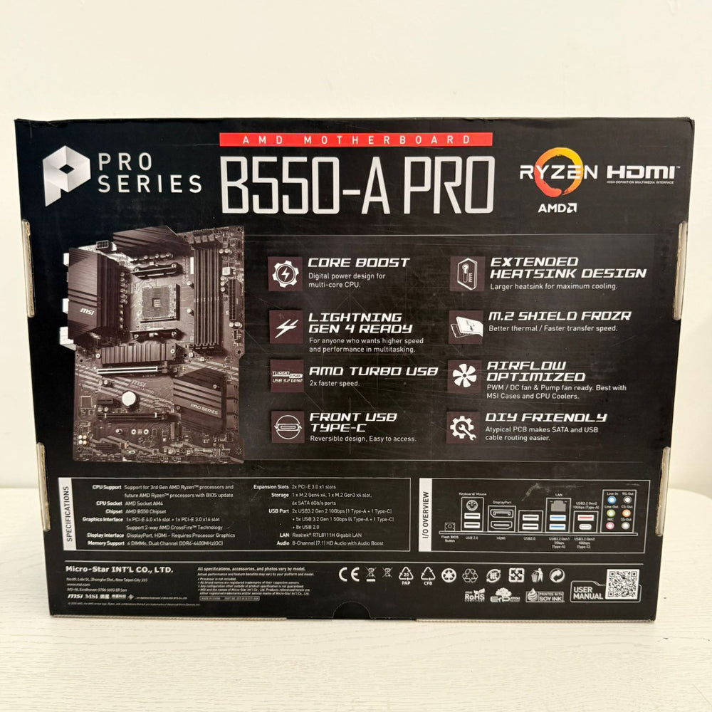 MSI MPG Z590 Gaming Plus Desktop Motherboard (brand new, $135.74):