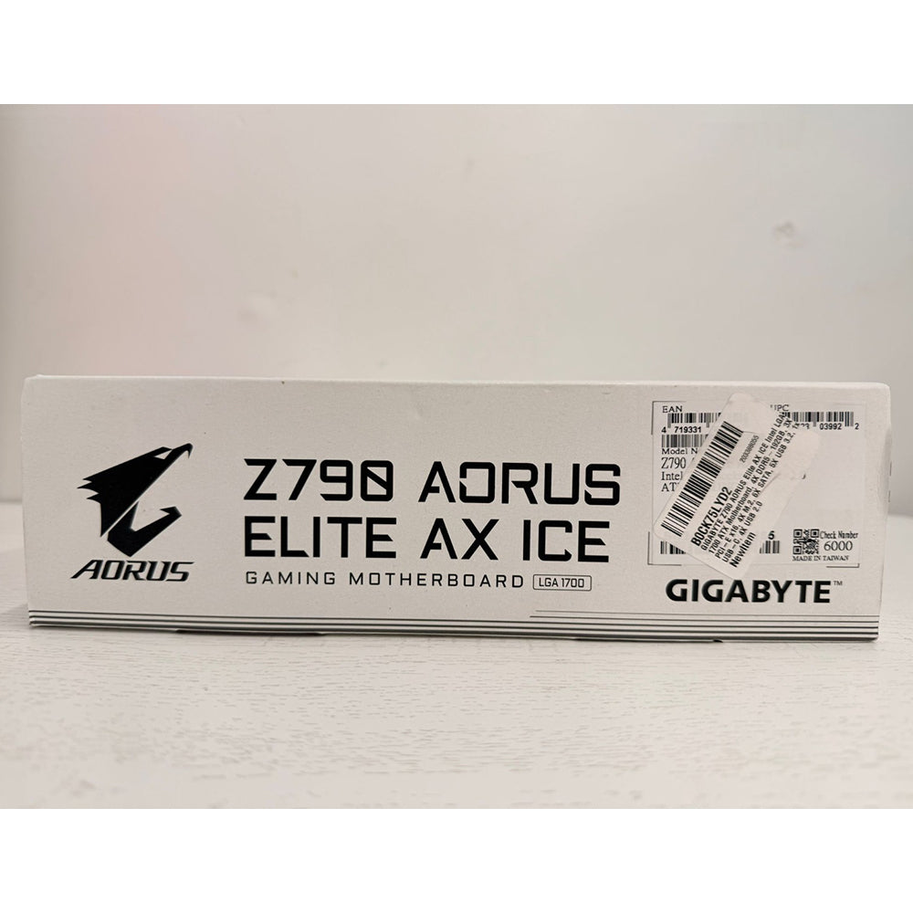 GIGABYTE Z790M AORUS Elite AX ICE LGA1700 Intel Z790 M-ATX Motherboard – DDR5, Wi-Fi 6E, PCIe 5.0 – Brand New