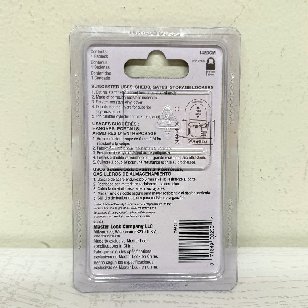 Master Lock 40mm Brass Padlock with Key – Durable & Secure (Brand New)