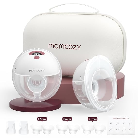 Momcozy Breast Pump Hands-Free M5 - Cozy Red