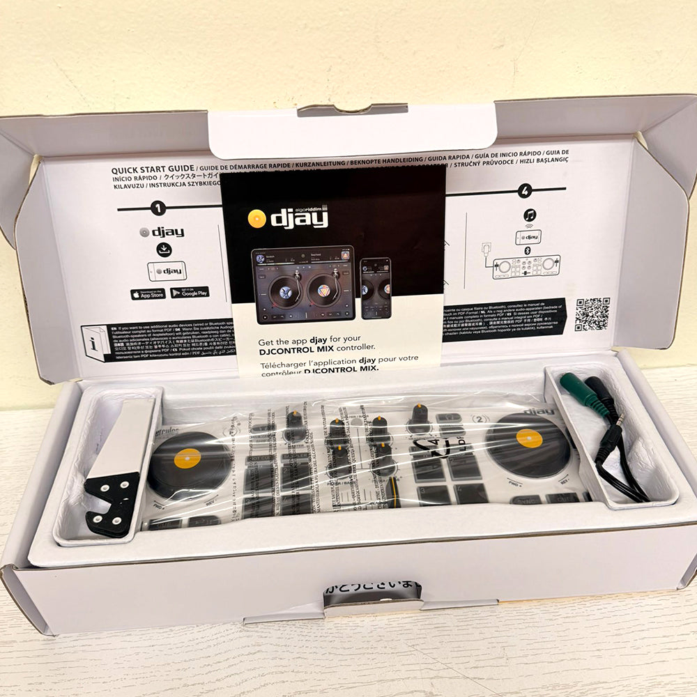 Hercules DJ Control Mix – Bluetooth Wireless DJ Controller for Smartphones – (Brand New)