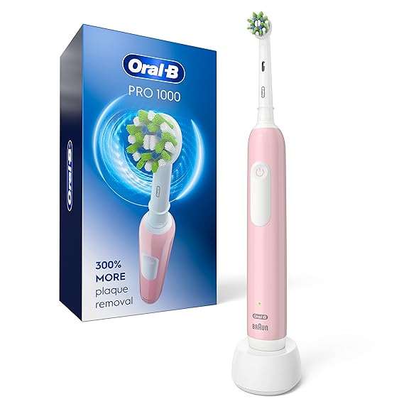 Oral-B Pro 1000 Rechargeable Electric Toothbrush (Pink)