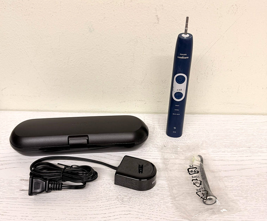 Philips Sonicare DiamondClean Smart 9300 Electric Toothbrush – Black, HX9903/15 (Open Box, Missing Case)