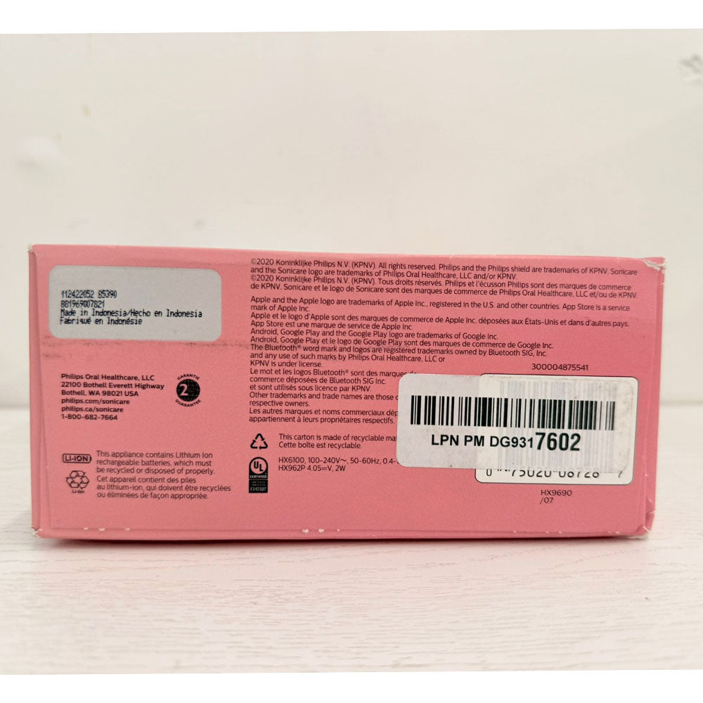 Philips Sonicare ExpertClean 7500 – Pink Rechargeable Electric Toothbrush (Brand New)