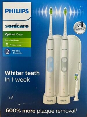 Philips Sonicare Optimal Clean Rechargeable Electric Toothbrush (2-Pack)